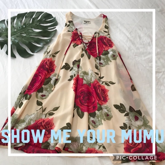 Show Me Your MUMU Floral Dress Small - Picture 1 of 7